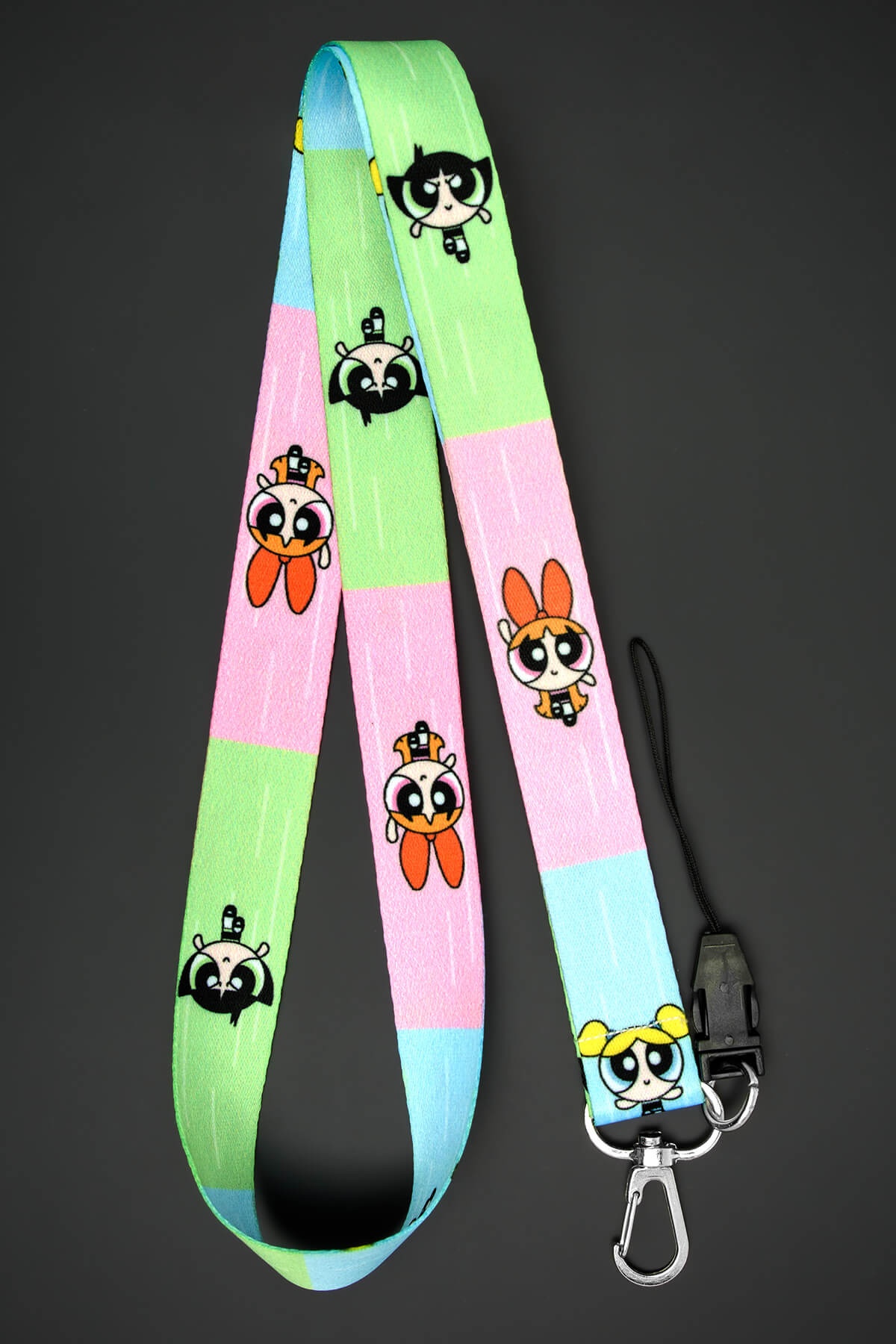 Powerpuff Girls Boyun İpi Boyun Askı İpi Boyun Askısı ve Kartlık - ASS0281-2
