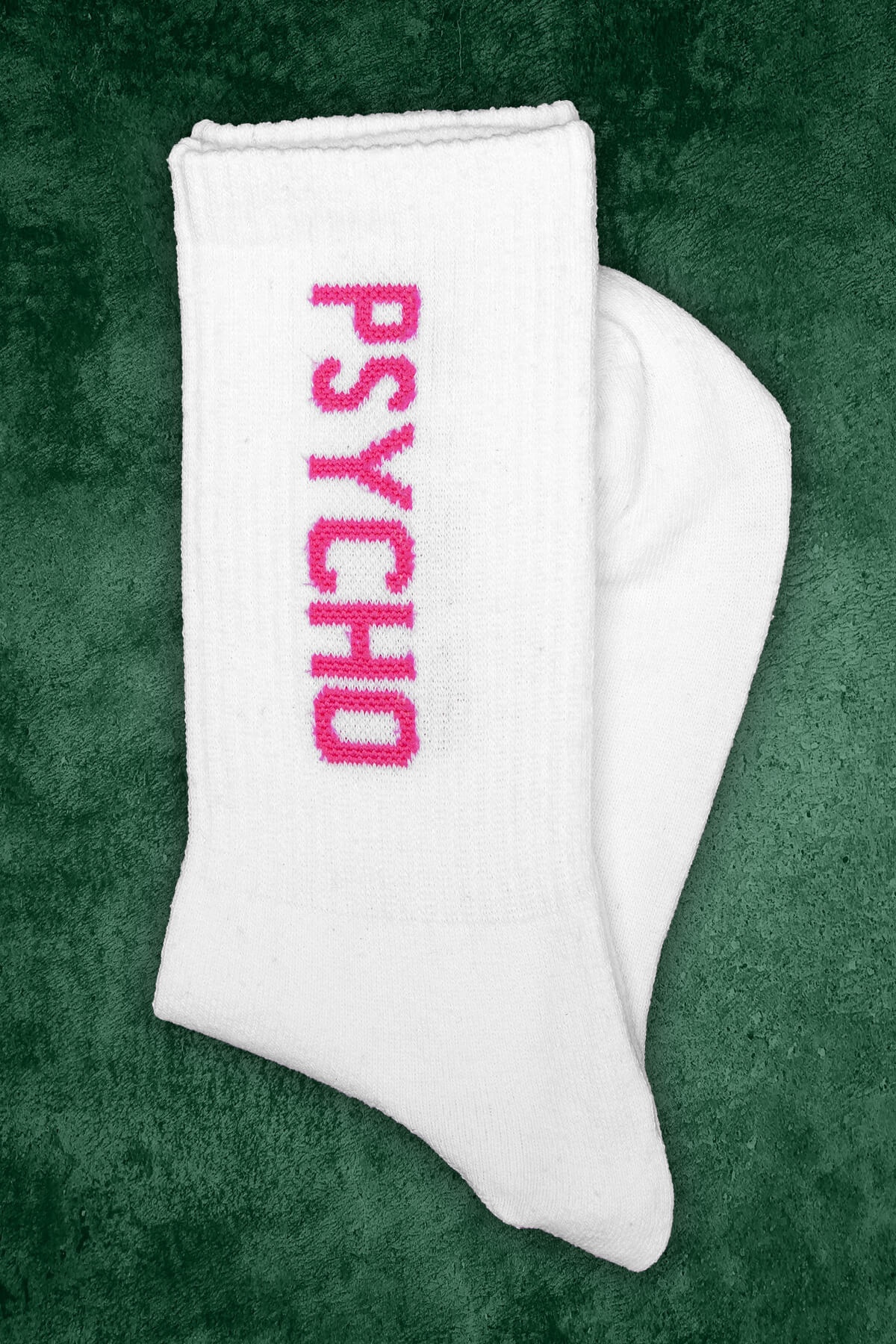Psycho Pembe Unisex Çorap Erkek Çorap Kadın Çorap Soket Çorap - CRP0006