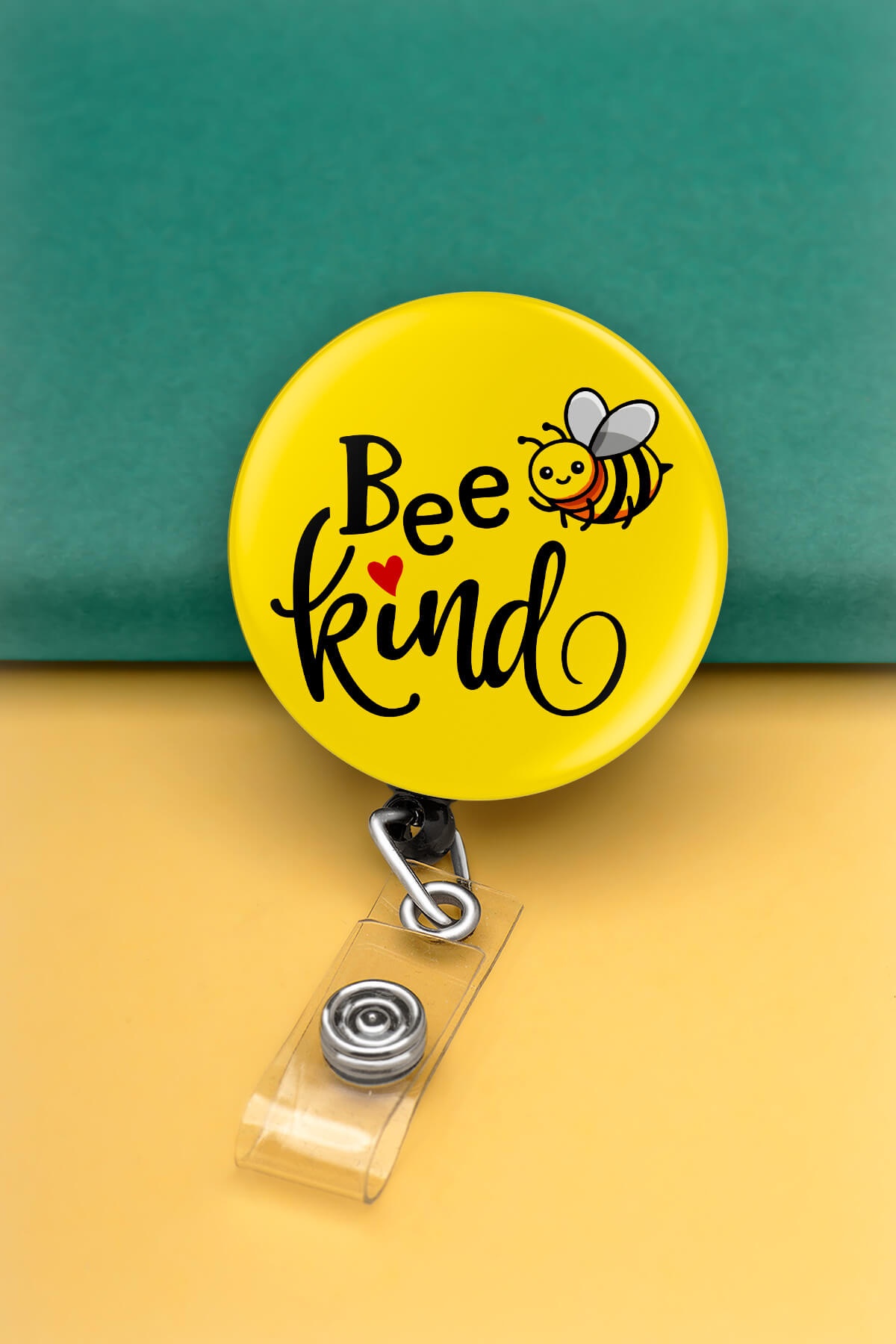 Arı Bee Buton Yoyo Yaka Kartığı Kart Tutucu Yoyo Kartlık - MBY0042