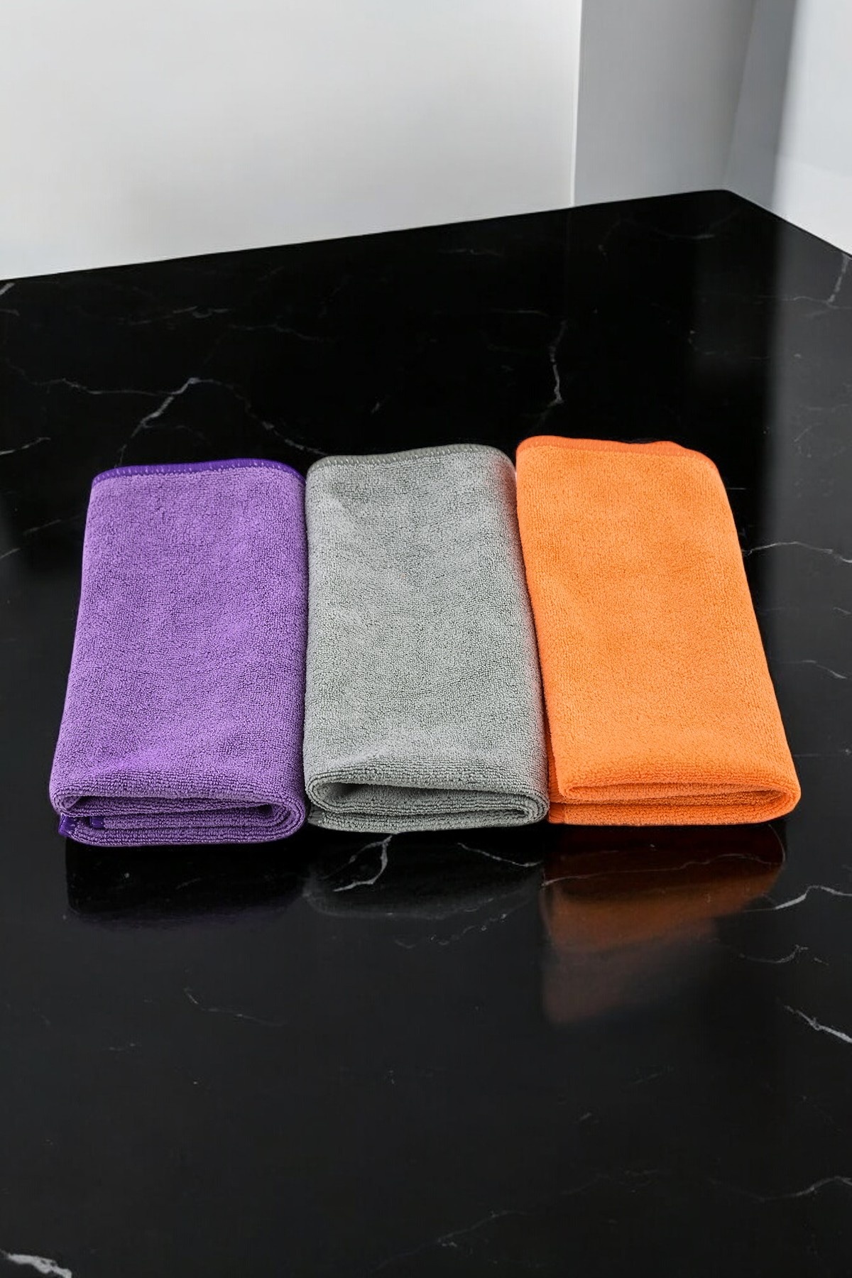 Mikrofiber 40x40cm 3lü Simli Halı Koltuk Mutfak Banyo Zor Kir Telli Temizlik Bezi - TTT0002