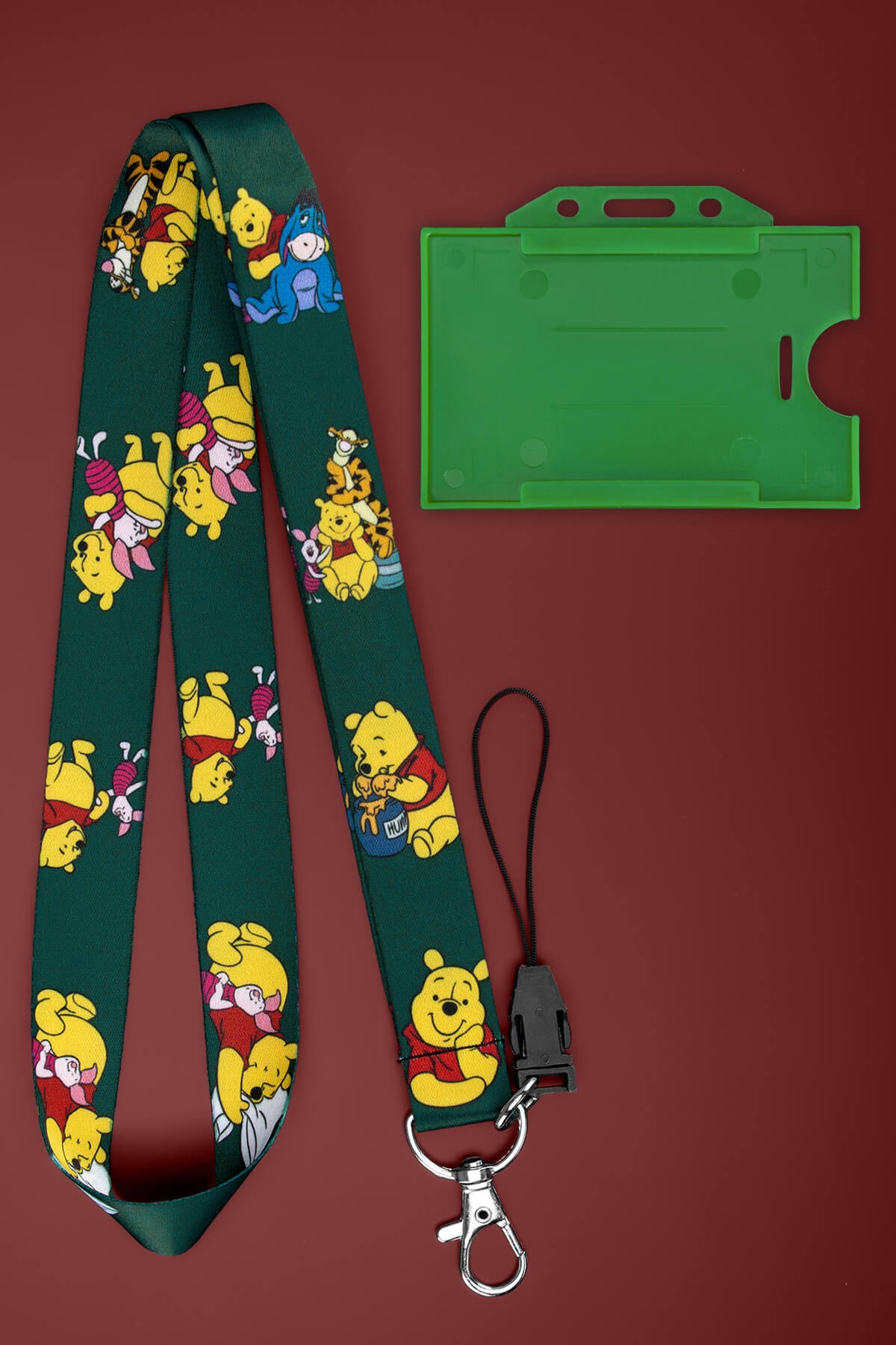 Winnie The Pooh Boyun İpi Boyun Askı İpi Boyun Askısı ve Kartlık - ASS0301