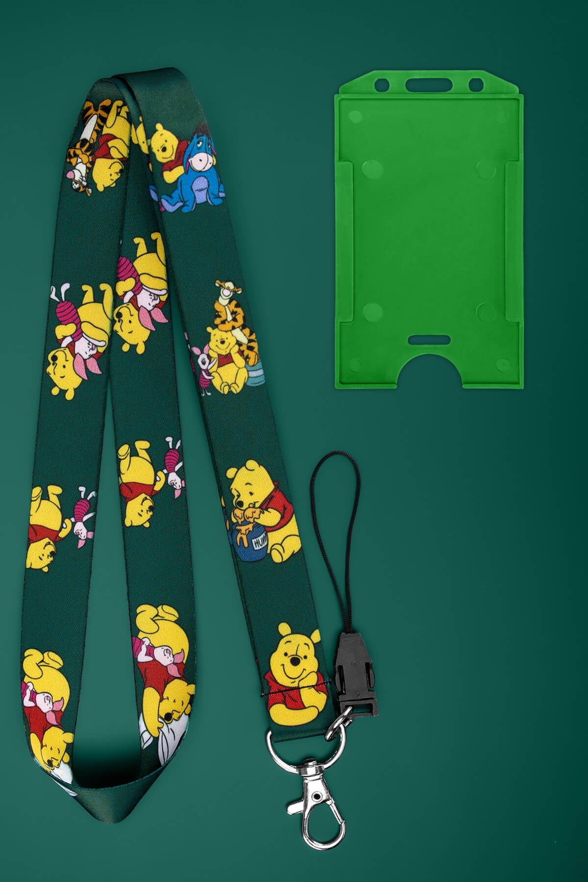 Winnie The Pooh Boyun İpi Boyun Askı İpi Boyun Askısı ve Kartlık - ASS0301-1