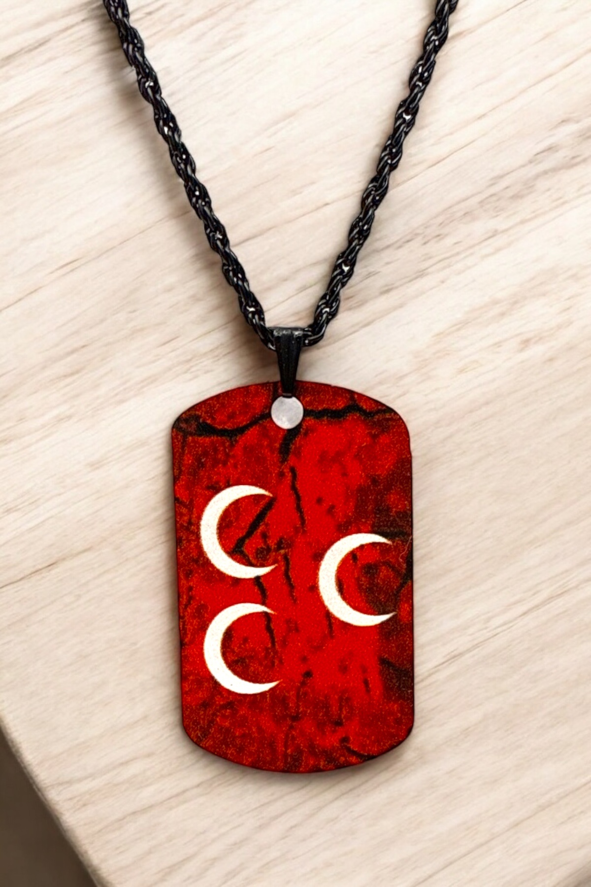 Üç Hilal Künye Kolye - PPP0004