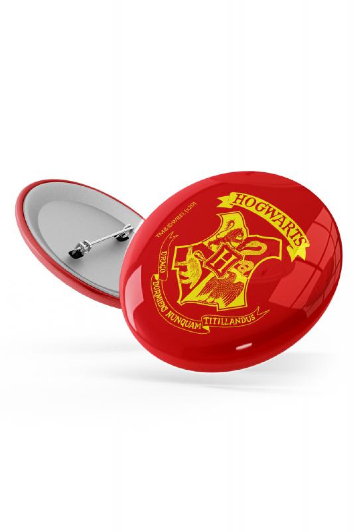 Harry Potter Gryffindor 4 Lü İğneli Buton Rozet Broş Çanta Rozeti - BTT0001