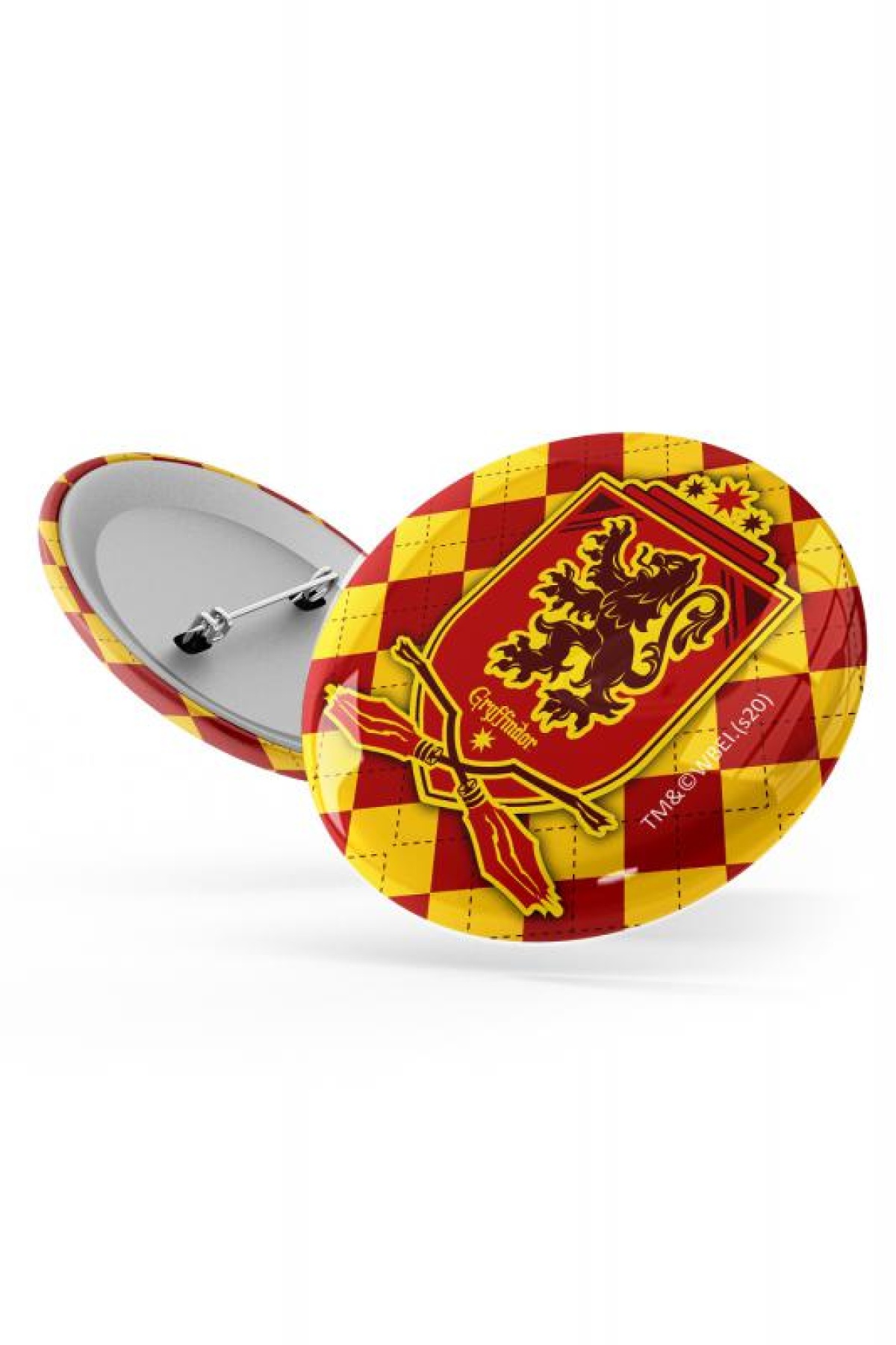 Harry Potter Gryffindor 4 Lü İğneli Buton Rozet Broş Çanta Rozeti - BTT0001