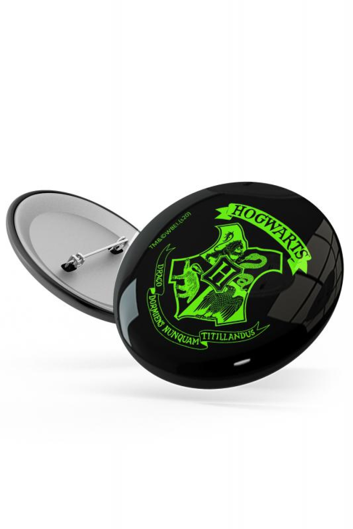 Harry Potter Slytherin 4 Lü İğneli Buton Rozet Broş Çanta Rozeti - BTT0002
