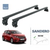Dacia Sandero 3 Ara Atkısı Tavan Taşıyıcı Siyah Set 2021- Sonrası