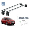 Dacia Sandero 3 Ara Atkısı Tavan Taşıyıcı Gri Set 2021- Sonrası