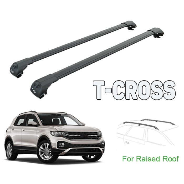 Volkswagen T-Cross Ara Atkısı Pro 1 2019-- Gri Set