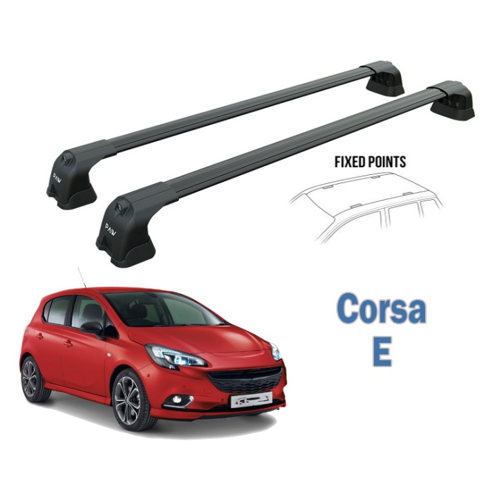 Opel Corsa E Ara Atkısı Siyah Set 2015-2019 Pro 3