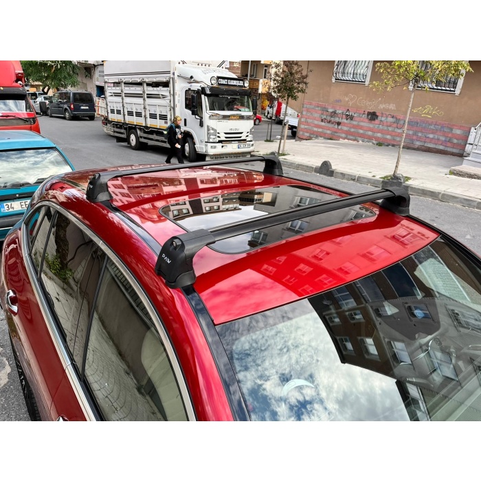 Mercedes EQC Ara Atkısı Tavan Taşıyıcı Siyah Set Pro 3