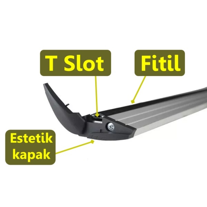 Lada Niva Oluklu Ara Atkısı Tavan Sistemleri Gri Set City Serisi