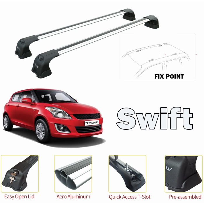 Suzuki Swift Ara Atkısı Gri Set 2010-2017 Pro 3