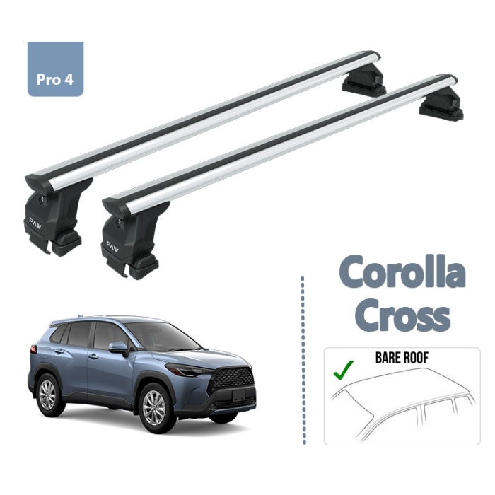 Toyota Corolla Cross Ara Atkısı Siyah Set 2022- Gri