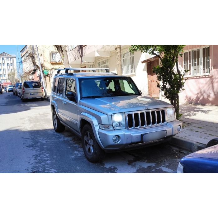 Jeep Commander Ara Atkısı Tavan Taşıyıcı 2006-2010 Siyah Set Pro 4