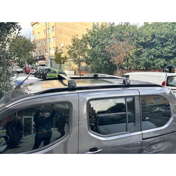 Fiat Doblo Ara Atkısı Tavan Taşıyıcı 2023- Sonrası Pro 2 Siyah