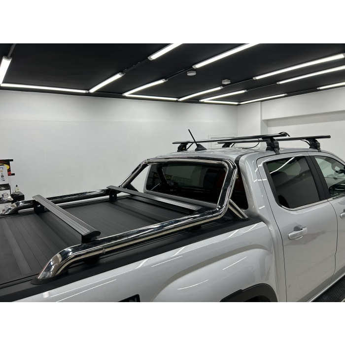 Volkswagen Amarok Kasa üstü Bed Rack Taşıyıcı Bar 2022- Gri