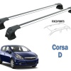 Opel Corsa D Portbagaj Taşıyıcı Ara Atkısı Gri Set 2007-2015