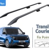 Ford Yeni Courier Aluminium Üst Tavan Çıtası Plus Serisi 2023 Sonrası Siyah