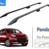 Fiat Panda 319 üst Tavan Çıtası Aluminyum Tavan Çıtası Taşıyıcı Bar Paw Plus 2013- Sonrasi Siyah