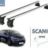 Renault Scenic 2016- Sonrası Portbagaj Taşıyıcı Ara Atkisi Tavan Sistemleri Gri