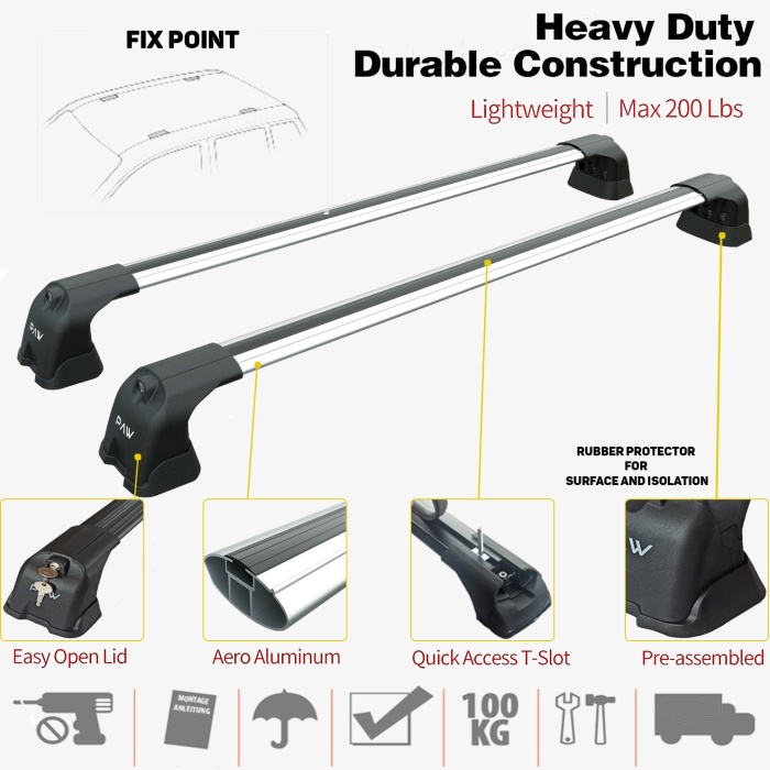 Honda Cr-V Ara Atkısı Gri Set 2007-2012 Pro 3
