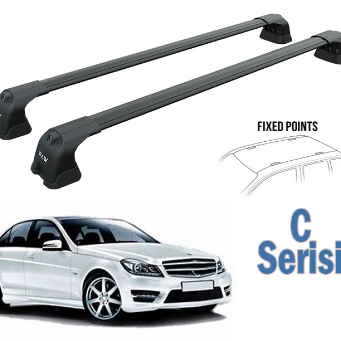 Mercedes C Serisi W204 Ara Atkısı Siyah Set 2007-2014 Pro 3