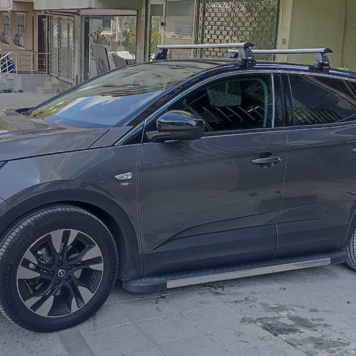Opel GrandLand X Ara Atkisi Tavan Sistemleri 2017Sonrası Gri Seri