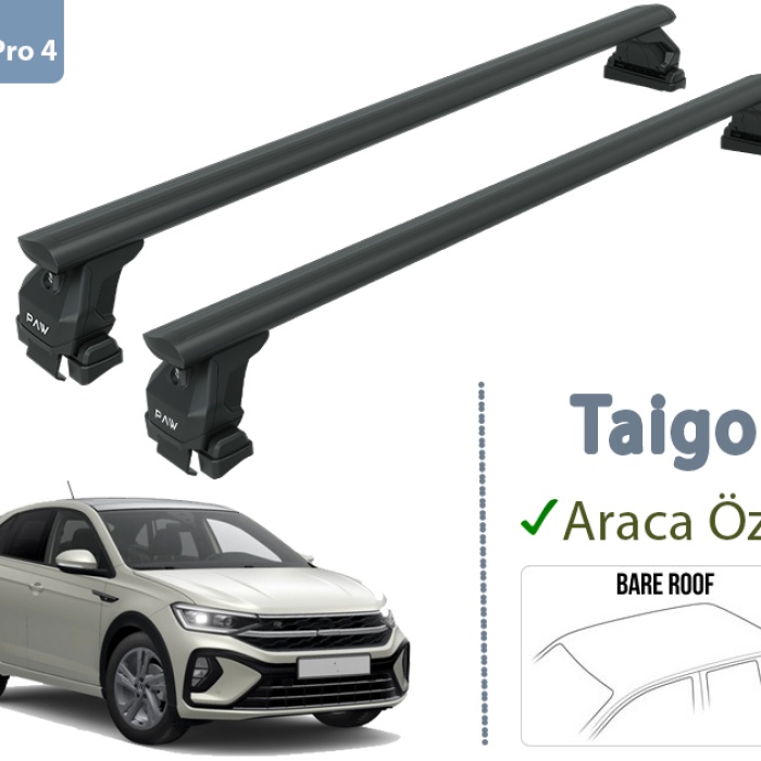 Volkswagen Taigo Ara Atkisi Tavan Sistemleri 2021Sonrası Siyah