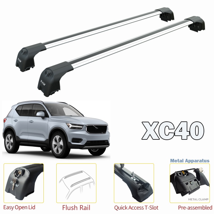 Volvo Xc40 Suv Ara Atkısı Çadır Taşıyıcı Pro 2 Gri