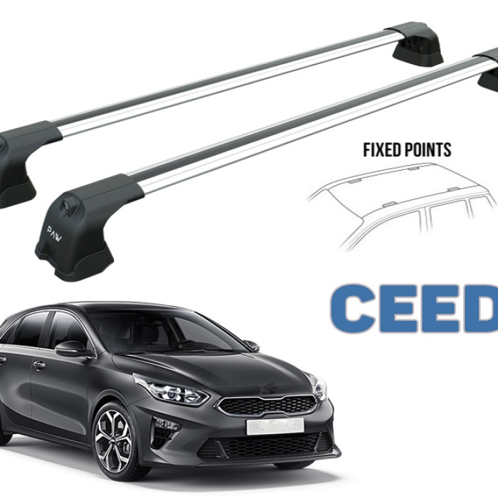 Kia Ceed Portbagaj Taşıyıcı Ara Atkısı Siyah 2018-