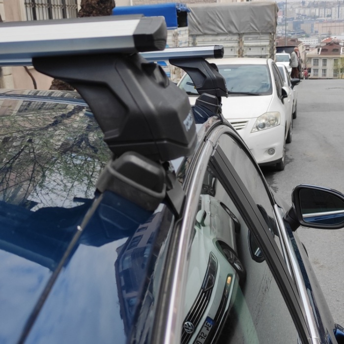 Volkswagen Passat B8 Portbagaj Taşıyıcı Ara Atkisi 2015- Sonrası Gri