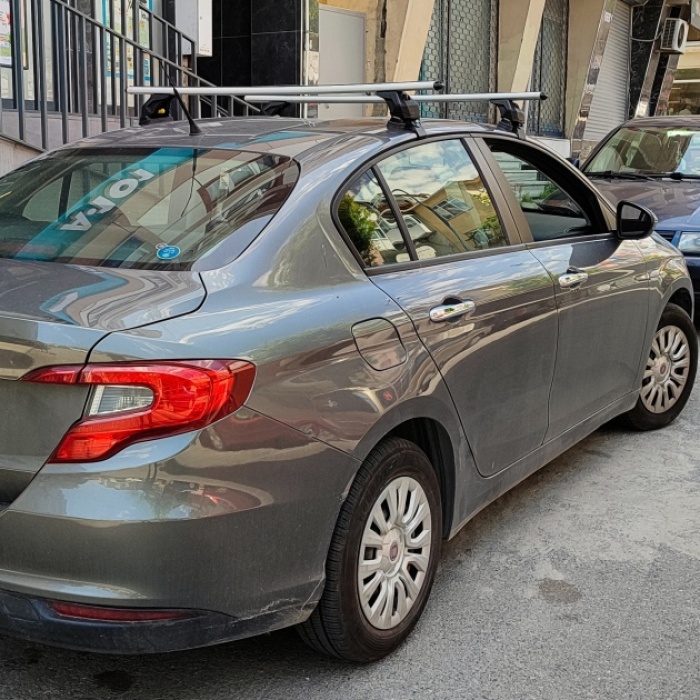 Fiat Egea Sedan Üst Portbagaj Taşıyıcı Ara Atkisi 2016- Gri
