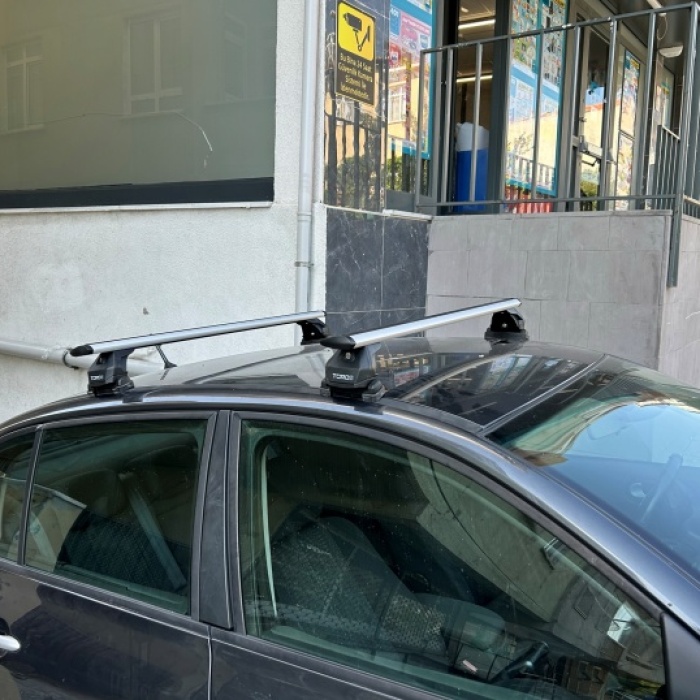 Renault Megane 2 Portbagaj Taşıyıcı Ara Atkısı Siyah Set Pro 4 2002-2009