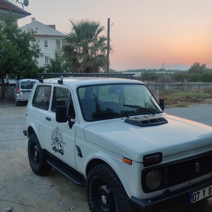 Lada Niva Oluklu Ara Atkısı Tavan Sistemleri Gri Set City Serisi