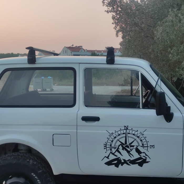 Lada Niva Oluklu Ara Atkısı Tavan Sistemleri Gri Set City Serisi