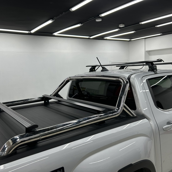 Volkswagen Amarok Kasa üstü Bed Rack Taşıyıcı Bar 2022- Siyah