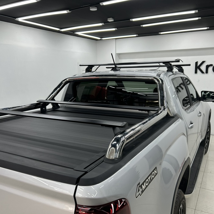 Volkswagen Amarok Kasa üstü Bed Rack Taşıyıcı Bar 2022- Siyah