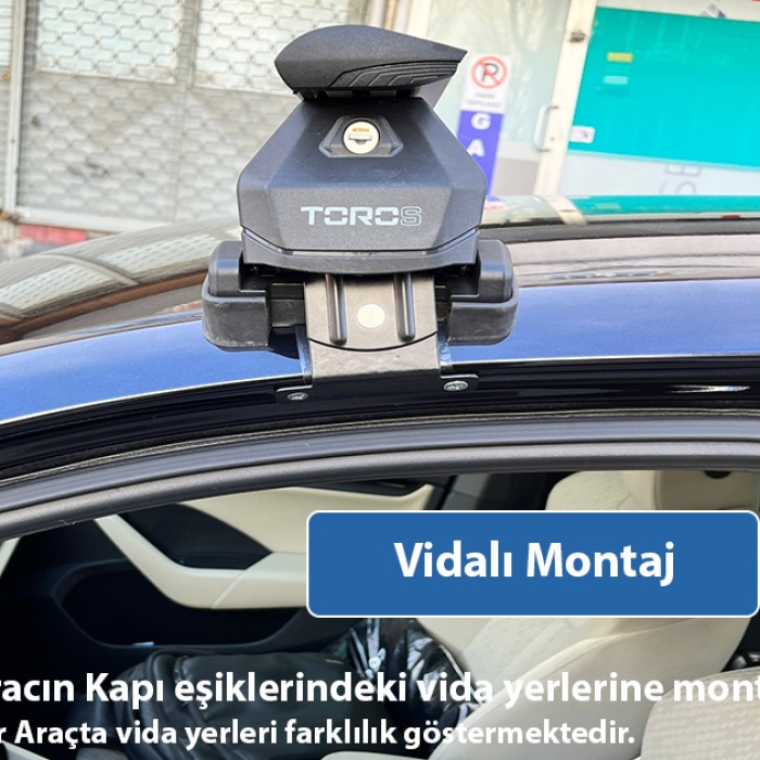 Fiat Egea Sedan Üst Portbagaj Taşıyıcı Ara Atkisi 2016- Siyah