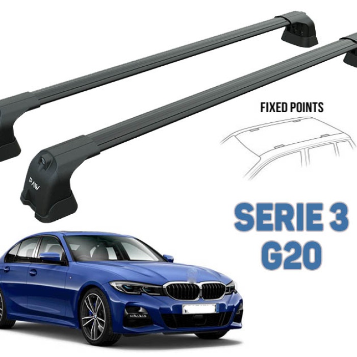 Bmw 3 Serisi G20 Portbagaj Taşıyıcı Ara Atkısı Tavan Taşıyıcı 2019- Sonrasi Paw Serisi Siyah