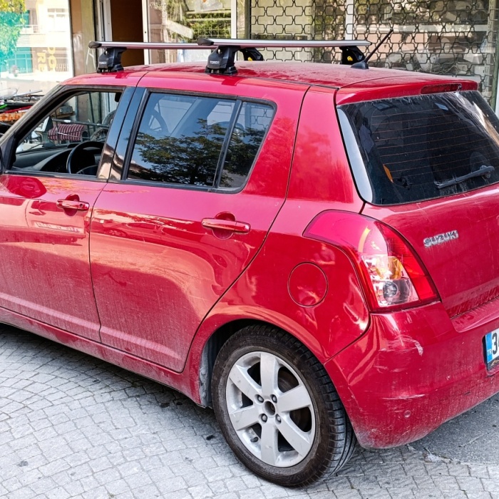 Suzuki Swift Portbagaj Taşıyıcı Ara Atkısı 2004-2009 Pro 4 Siyah Set