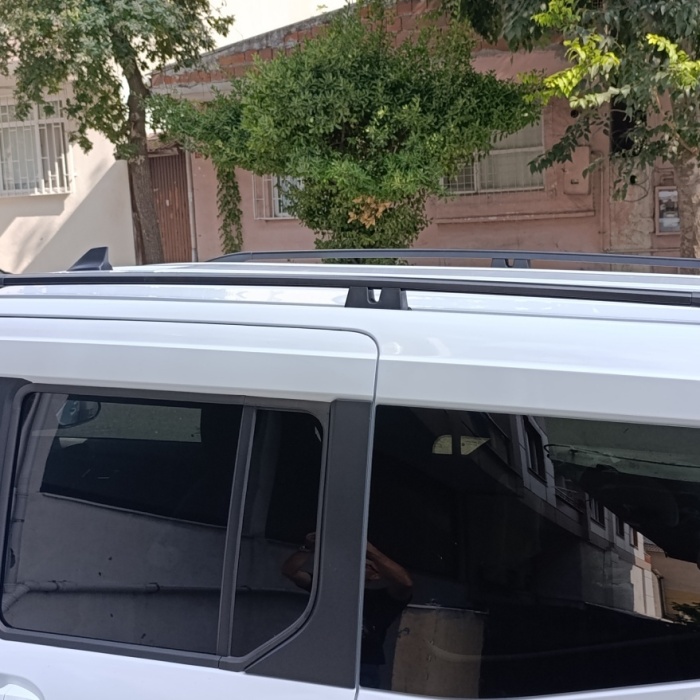 Ford Yeni Courier Aluminium Üst Tavan Çıtası Plus Serisi 2023 Sonrası Siyah