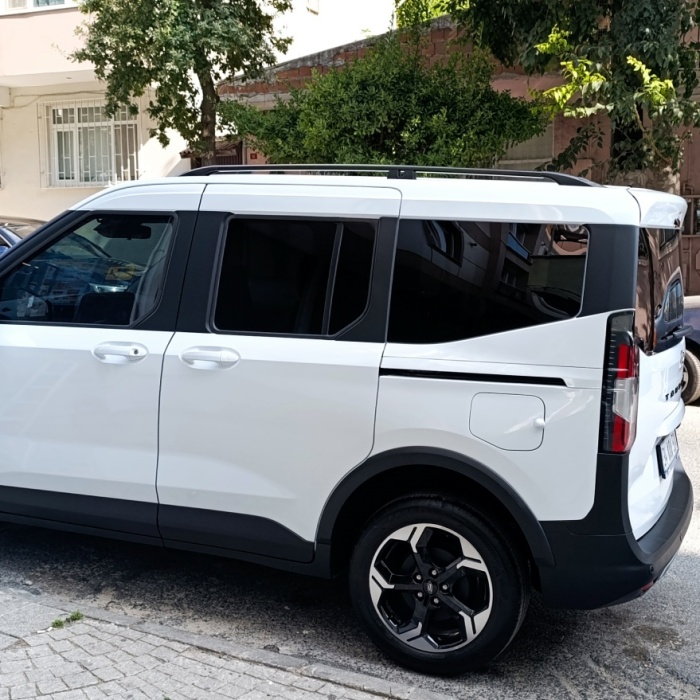 Ford Yeni Courier Aluminium Üst Tavan Çıtası Plus Serisi 2023 Sonrası Siyah