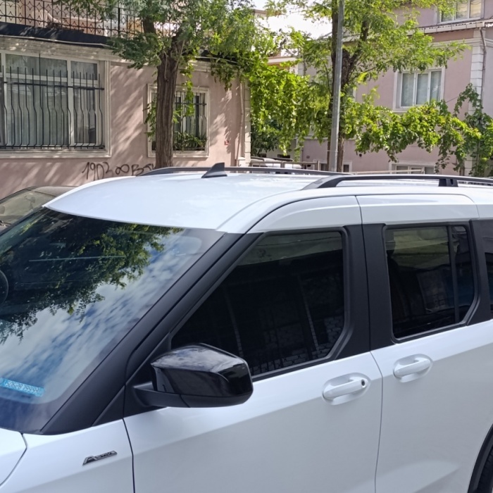 Ford Yeni Courier Aluminium Üst Tavan Çıtası Plus Serisi 2023 Sonrası Siyah