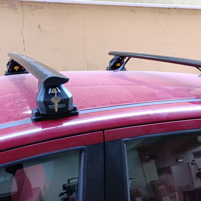 Fiat Panda 319 Portbagaj Tavan Taşıyıcı Bar 2013- Sonrasi Siyah
