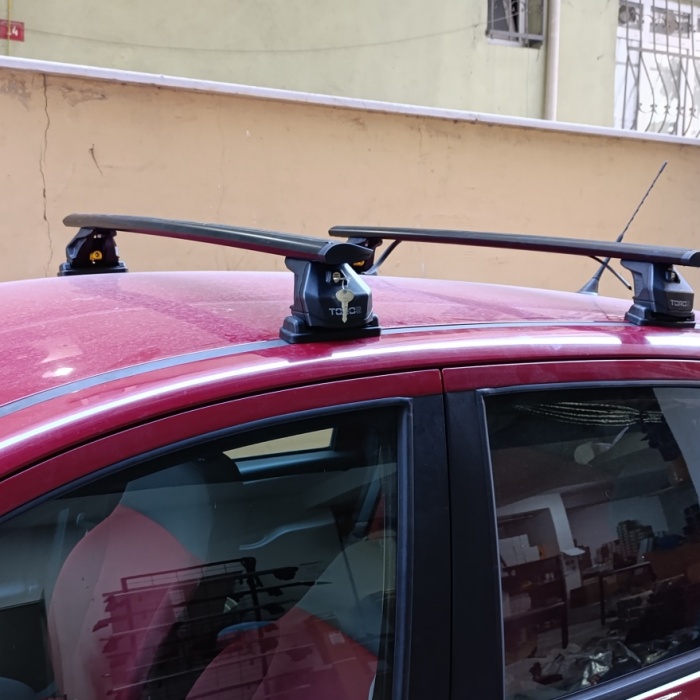 Fiat Panda 319 Portbagaj Tavan Taşıyıcı Bar 2013- Sonrasi Siyah