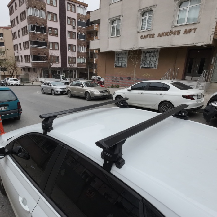 Volkswagen Polo 3D Portbagaj Taşıyıcı Ara Atkısı Tavan Taşıyıcı Paw Pro 4 2018-Sonrası Siyah