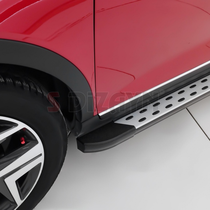 Citroen Berlingo 3 TrimLine Yan Basamak 2018- Sonrası Gri