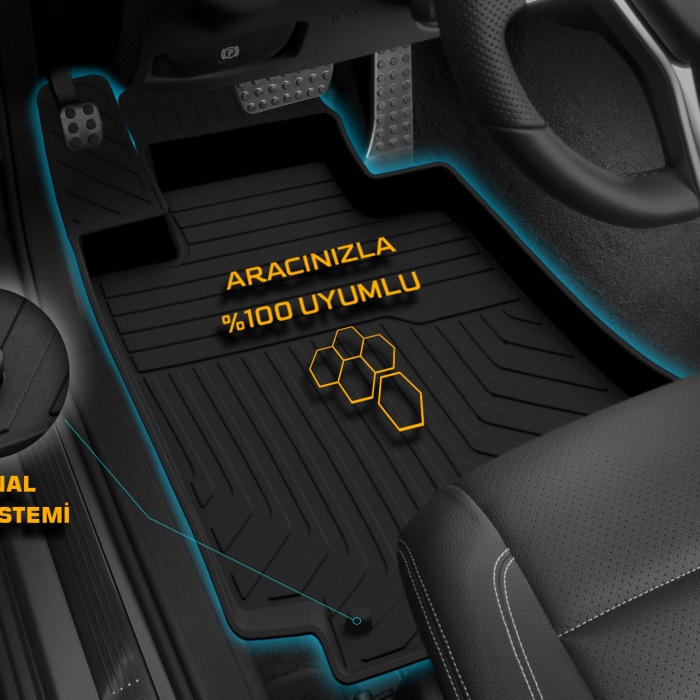 Chery Tiggo 8 Pro 4D Havuzlu Paspas 2022 Üzeri A+Kalite