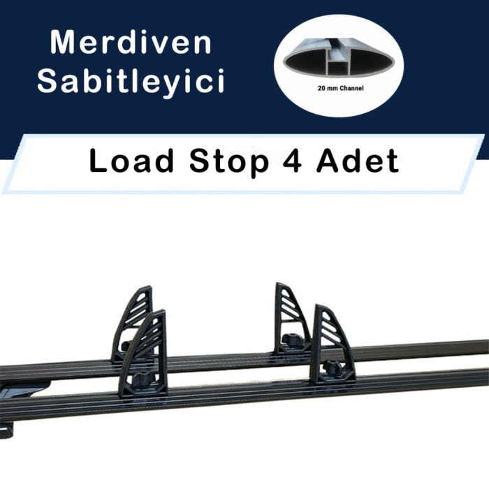Renault Express Alüminyum Üst Merdiven Taşıyıcı Tavan Yük Sabitleyici Bar 2 Adet